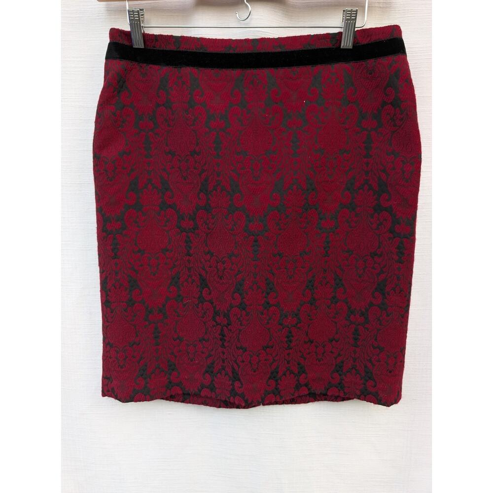 Talbots Women's‎ Brocade Pencil Skirt Sz 14P Dark Romantic Whimsigoth Career